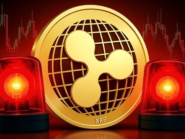 XRP: Bärisches Kreuz testet kritische Unterstützung im Trend‑Dreieck